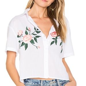 Gretta Embroidered Button Down